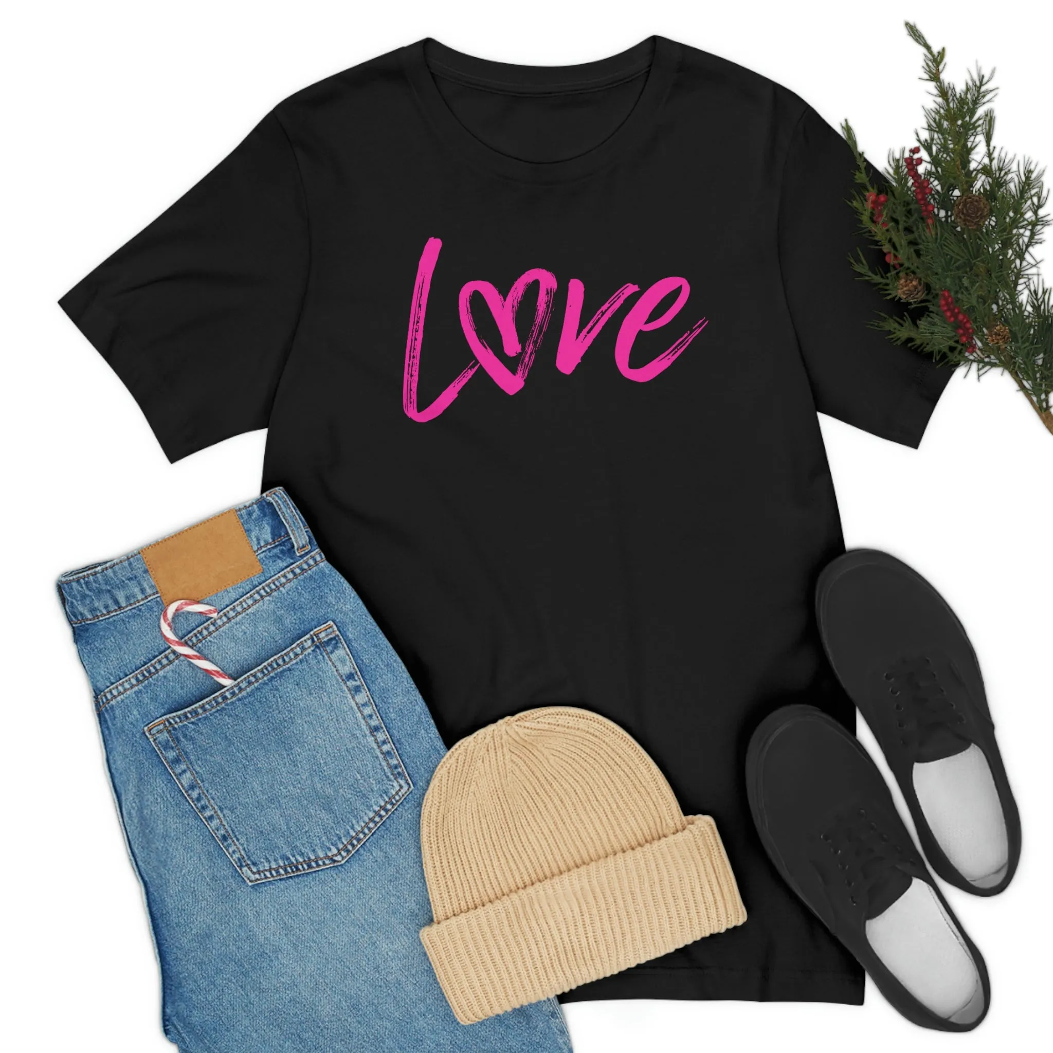 Love Brushscript Short Sleeve Tee