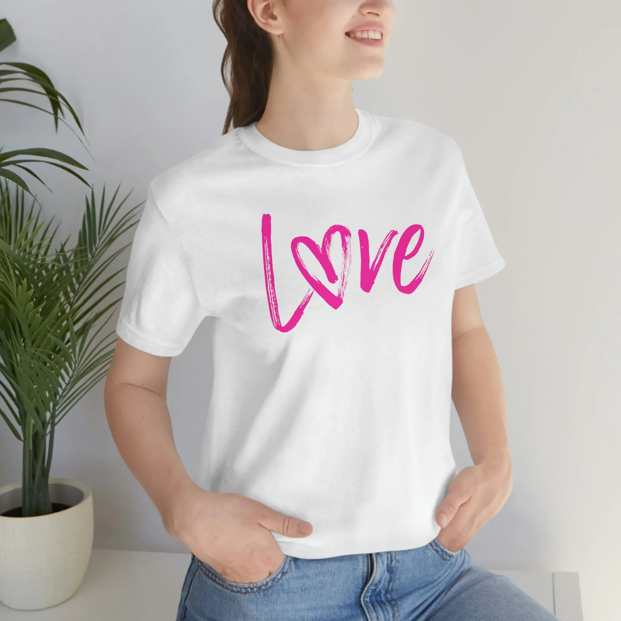Love Brushscript Short Sleeve Tee