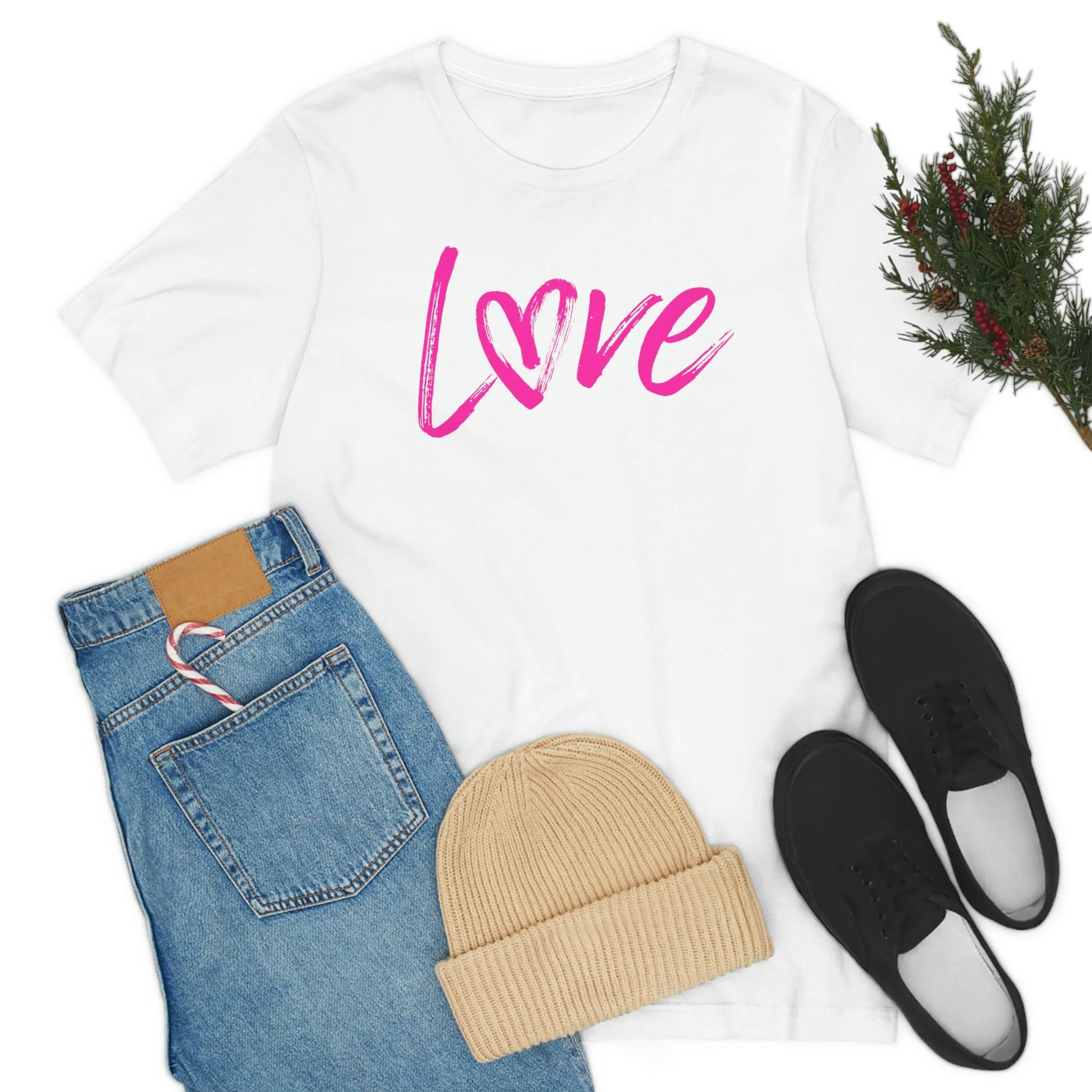 Love Brushscript Short Sleeve Tee