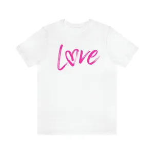 Love Brushscript Short Sleeve Tee