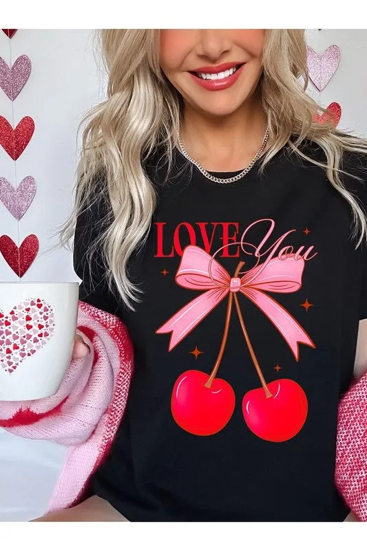 Love You Cherries Graphic Tee (19 Colors)