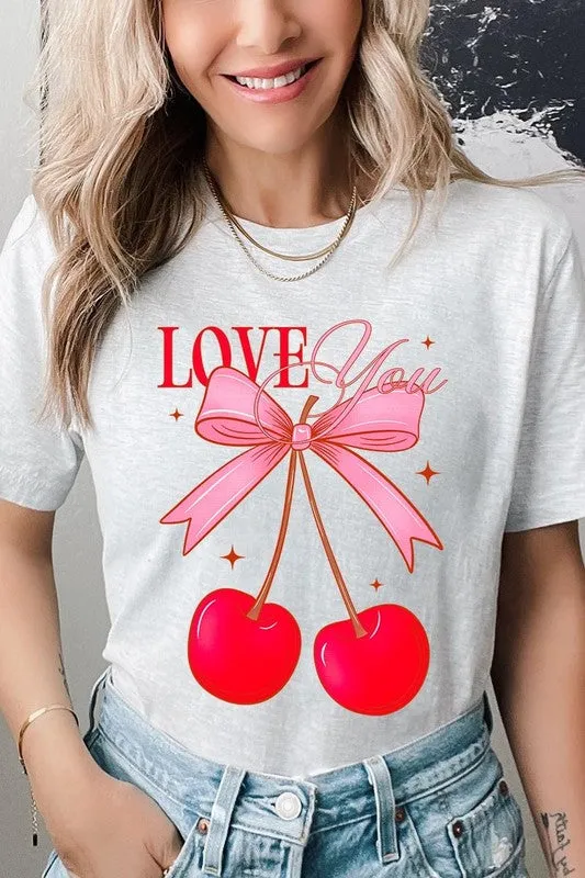 Love You Cherries Graphic Tee (19 Colors)