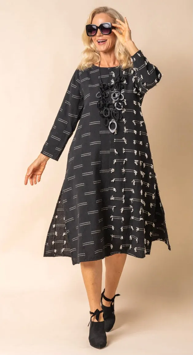 Luella Cotton dress In Khaki Onyx