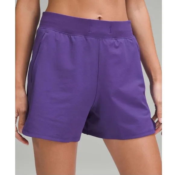 Lululemon License to Train High-Rise Short 4&quot;Petrol Purple Size 6
