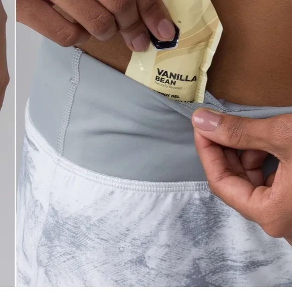 Lululemon Speed Short 2.5&quot; Breeze By White Light Cast size 10 women's