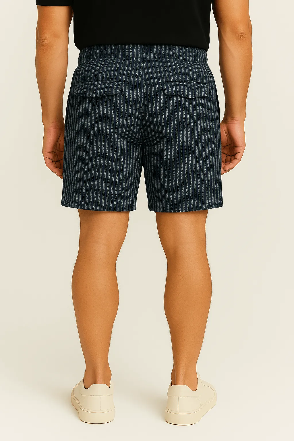 LumiNovi | Hayes Indigo Shorts – Dark Navy