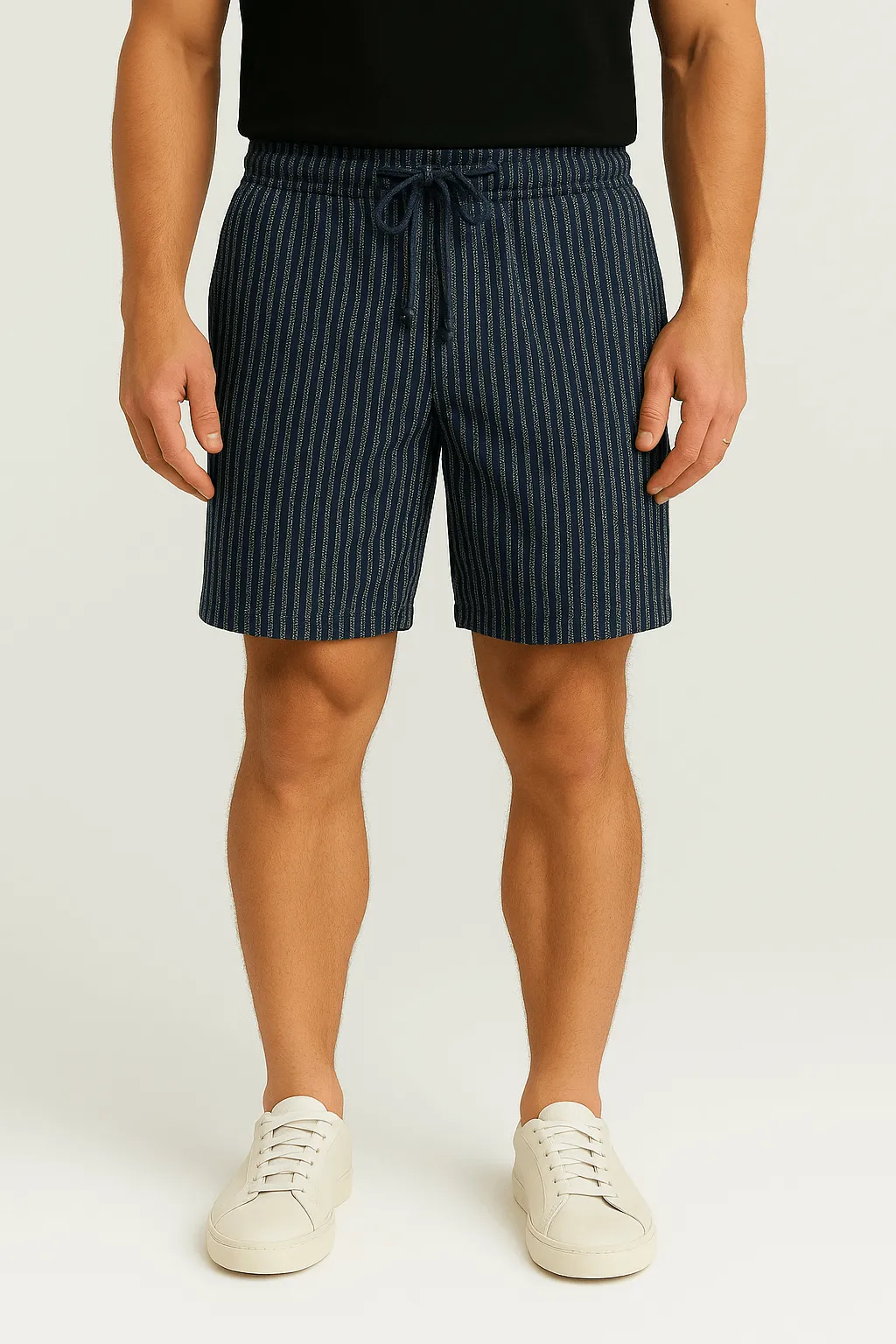 LumiNovi | Hayes Indigo Shorts – Dark Navy