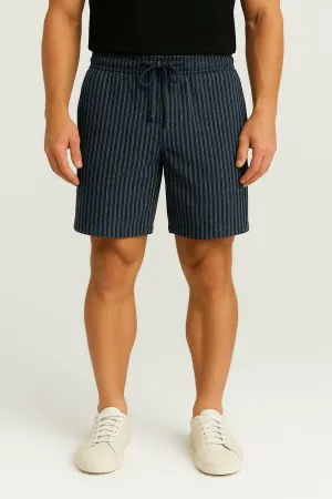 LumiNovi | Hayes Indigo Shorts – Dark Navy