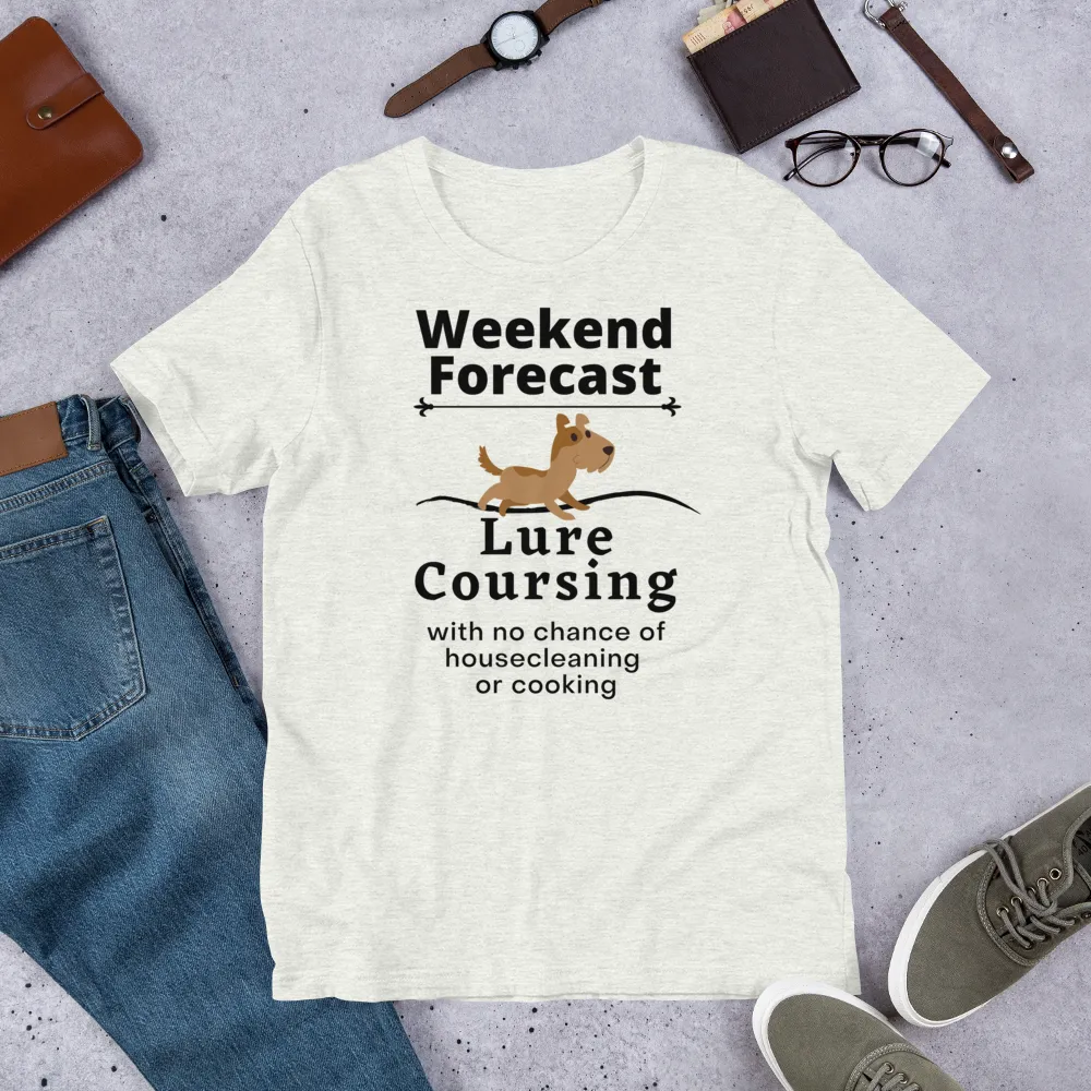 Lure Coursing Weekend Forecast T-Shirts - Light
