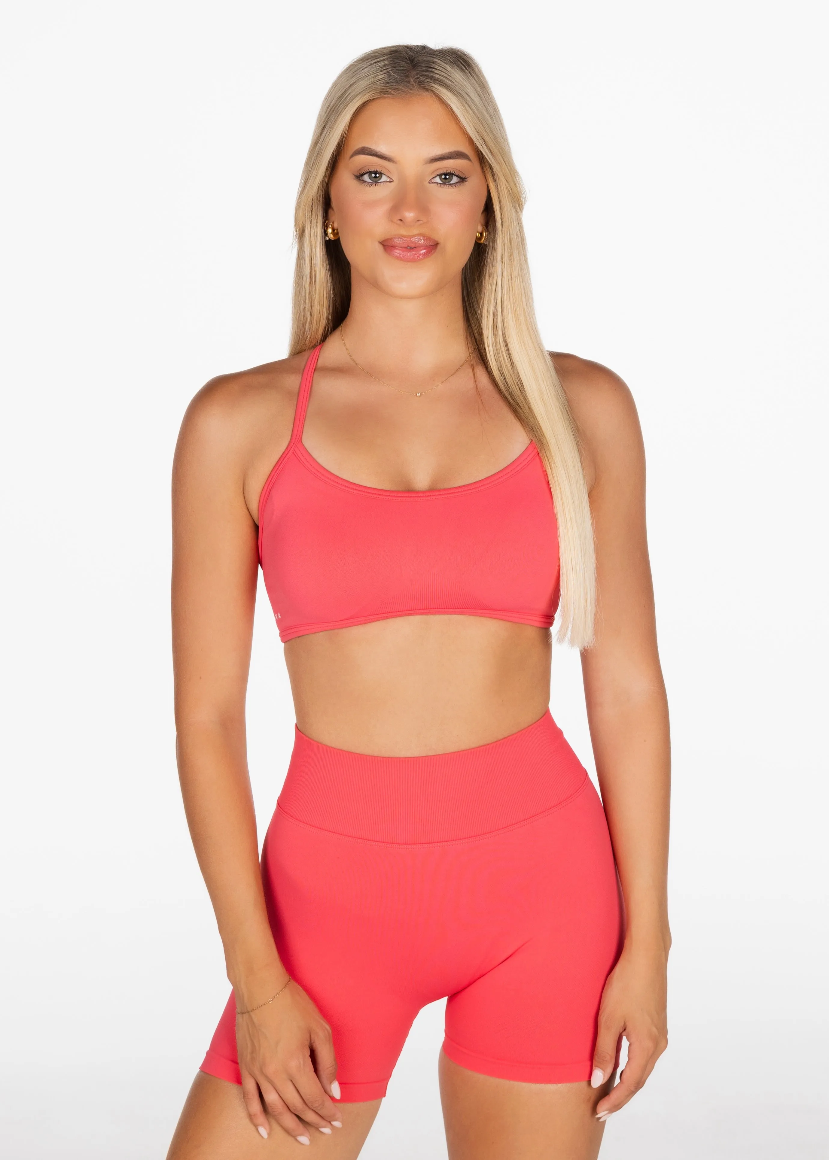 Lycra Seamless Short 4.5" - Coral