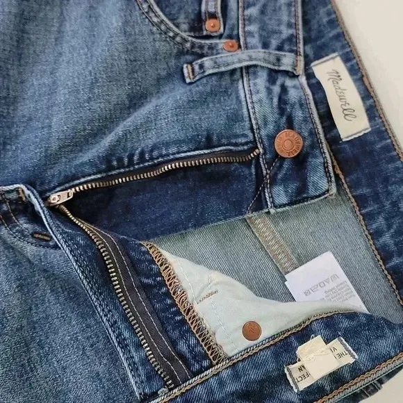 Madewell curvy perfect vintage jeans Armand wash instacozy edition