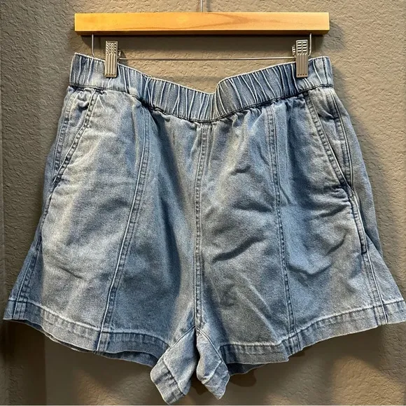 Madewell Denim Easy Pull On Shorts Size Medium