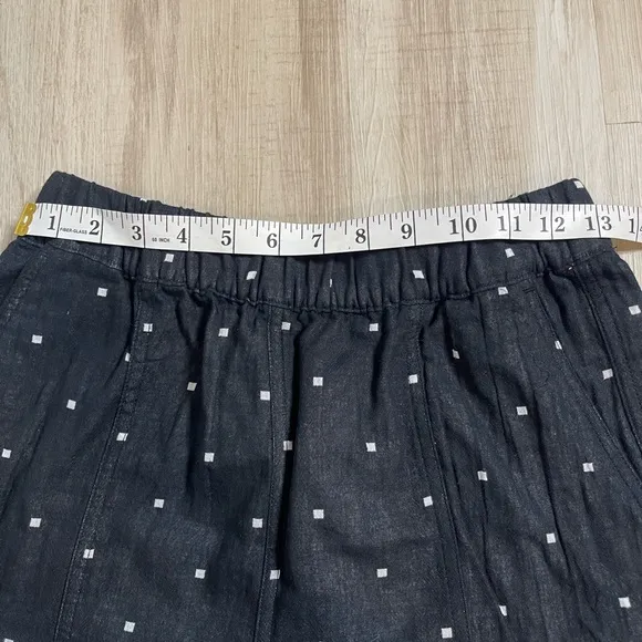 Madewell Jacquard Easy Pull-On Shorts in Square Spot