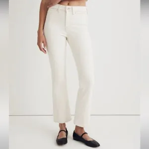 Madewell NWT Kick Out Crop Jeans Size 25 Color: Vintage Canvas Mid Rise
