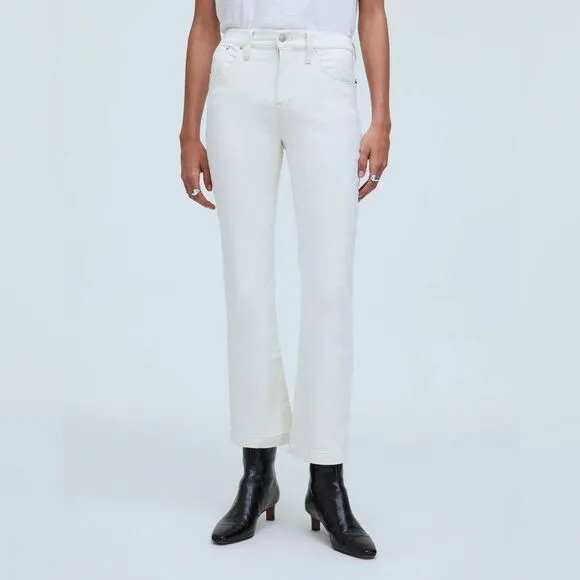 Madewell NWT Kick Out Crop Jeans Size 25 in Vintage Canvas