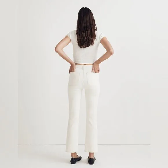 Madewell NWT Kick Out Crop Jeans Size 31 in Vintage Canvas