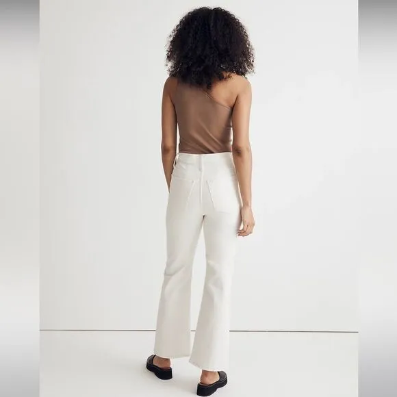 Madewell NWT Perfect Vintage Flare Crop Jeans Sz 28 High Rise in Vintage Canvas