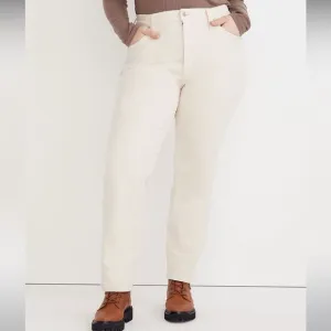 Madewell NWT Perfect Vintage Straight Jean High Rise Vintage Canvas Size 33