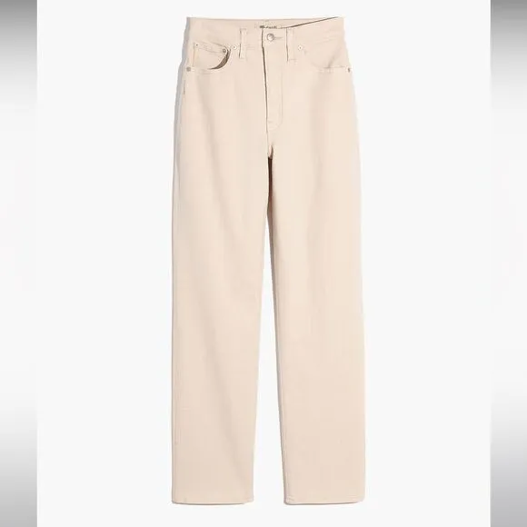 Madewell NWT Perfect Vintage Straight Jean High Rise Vintage Canvas Size 33