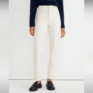 Madewell NWT Tall Perfect Vintage Straight Jean in Vintage Canvas Size 32T