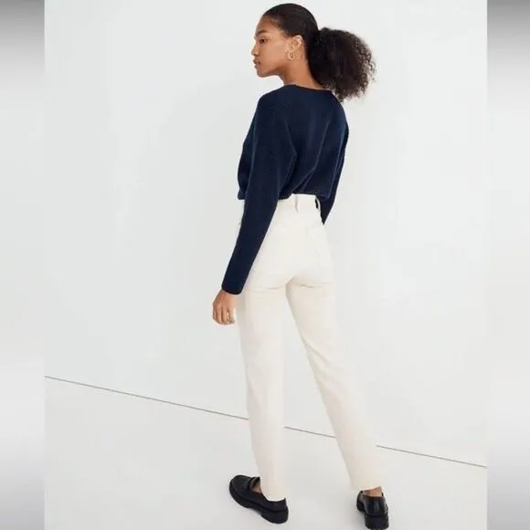 Madewell NWT Tall Perfect Vintage Straight Jean in Vintage Canvas Size 32T