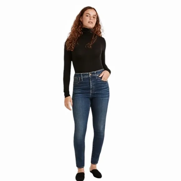Madewell - Petite Curvy High Rise Skinny Jeans