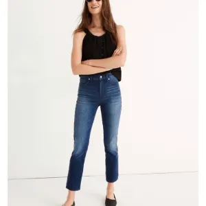 Madewell Stovepipe Jeans Ribbon Stripe Tux Edition SZ 32