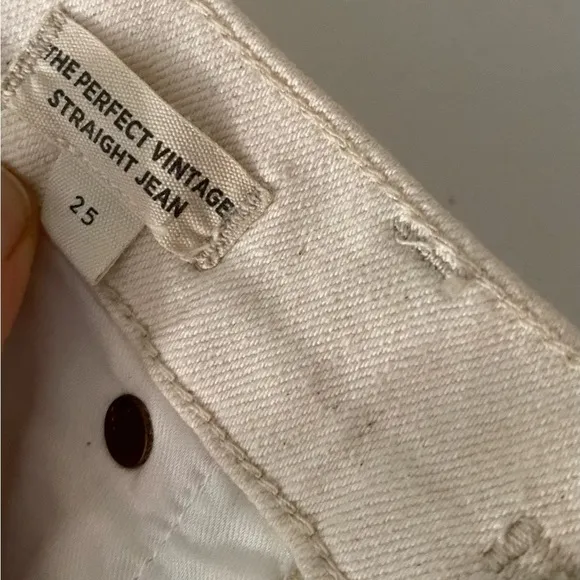 MADEWELL The '90s Straight Jean Size 25 Vintage Canvas