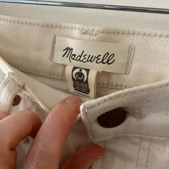 MADEWELL The '90s Straight Jean Size 25 Vintage Canvas