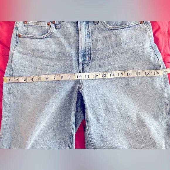 Madewell The Curvy Perfect Vintage Wide-Leg Crop Jeans Size 27 in Altoona Wash