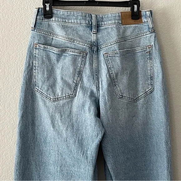Madewell The Curvy Perfect Vintage Wide-Leg Crop Jeans Size 27 in Altoona Wash