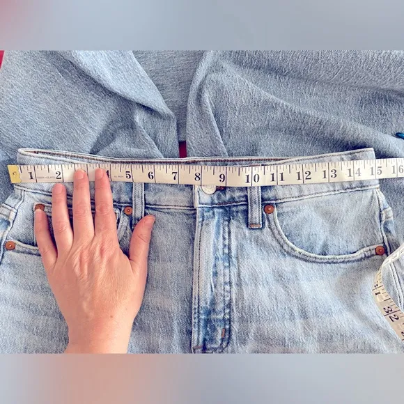 Madewell The Curvy Perfect Vintage Wide-Leg Crop Jeans Size 27 in Altoona Wash