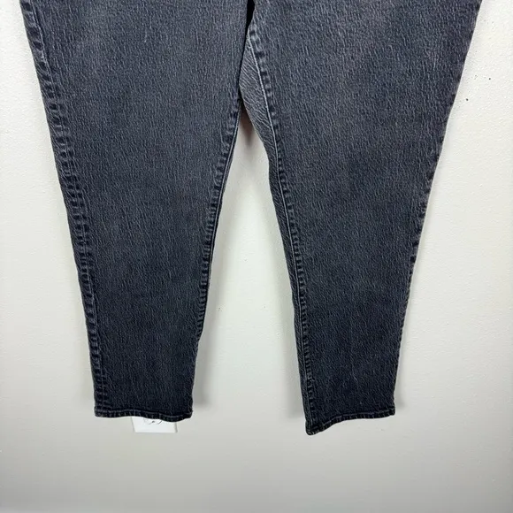 Madewell The Mid Rise Perfect Vintage Jeans Womens 31 Washed Black Rigid Denim