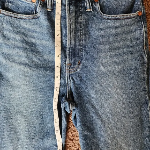 Madewell The Perfect Vintage Denim Jean Straight-leg High-Waist Women's Size 27