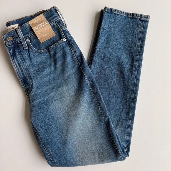 Madewell‎ The Perfect Vintage High Rise Denim Jeans Women's Size 26