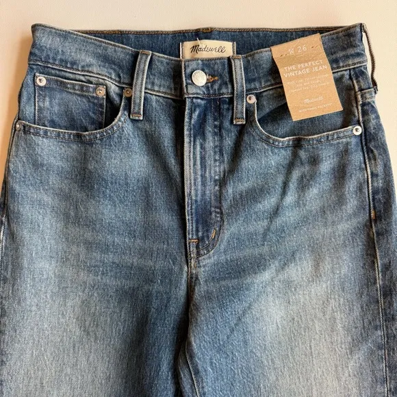 Madewell‎ The Perfect Vintage High Rise Denim Jeans Women's Size 26