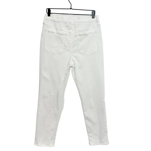 Madewell The Perfect Vintage Jean Tile White High Rise Size 29 preppy