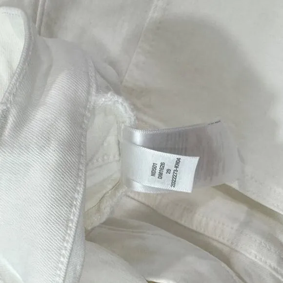Madewell The Perfect Vintage Jean Tile White High Rise Size 29 preppy