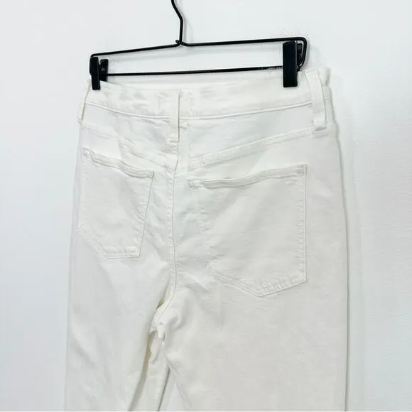 Madewell The Perfect Vintage Jean Tile White High Rise Size 29 preppy