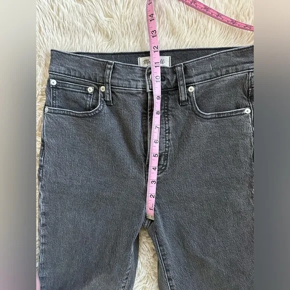 Madewell The Perfect Vintage Straight Leg Jeans in Black Wash Size 26
