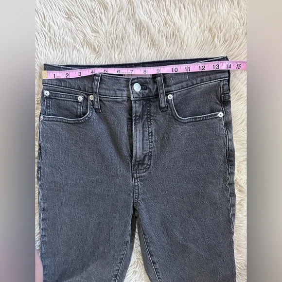 Madewell The Perfect Vintage Straight Leg Jeans in Black Wash Size 26