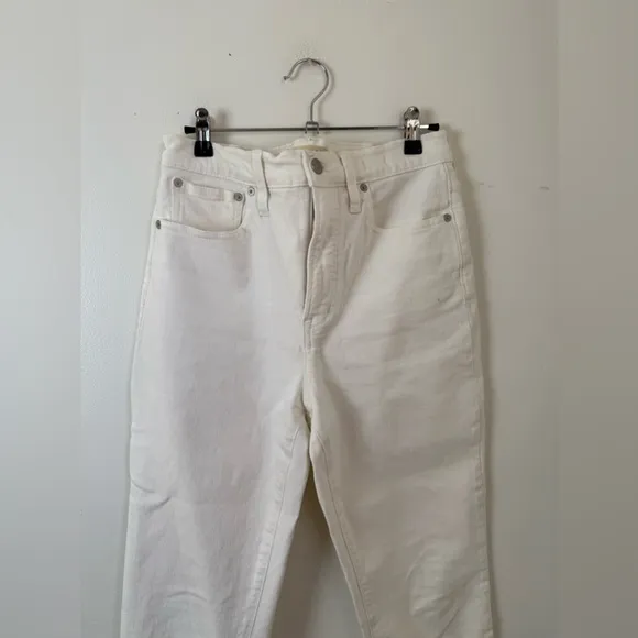 Madewell The perfect vintage white jeans size 27