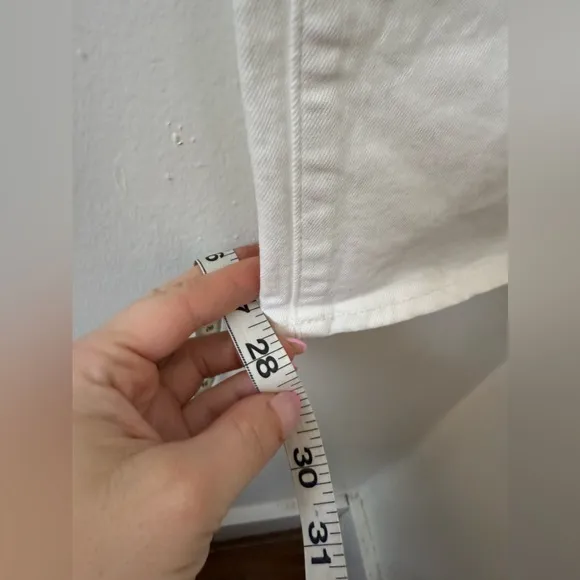 Madewell The perfect vintage white jeans size 27