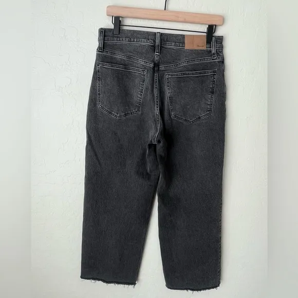 Madewell The perfect vintage wide leg crop jeans 28