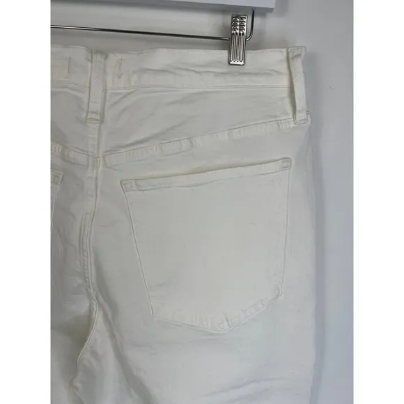 MADEWELL White The Perfect Vintage Wide-Leg Crop Jean NWT Size 32