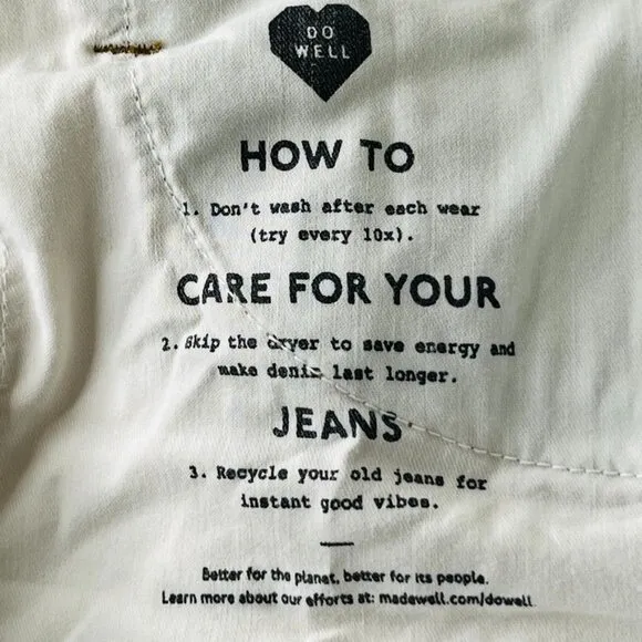 Madewell Wide Leg Jeans SIze 26W The Perfect Vintage  Light Wash