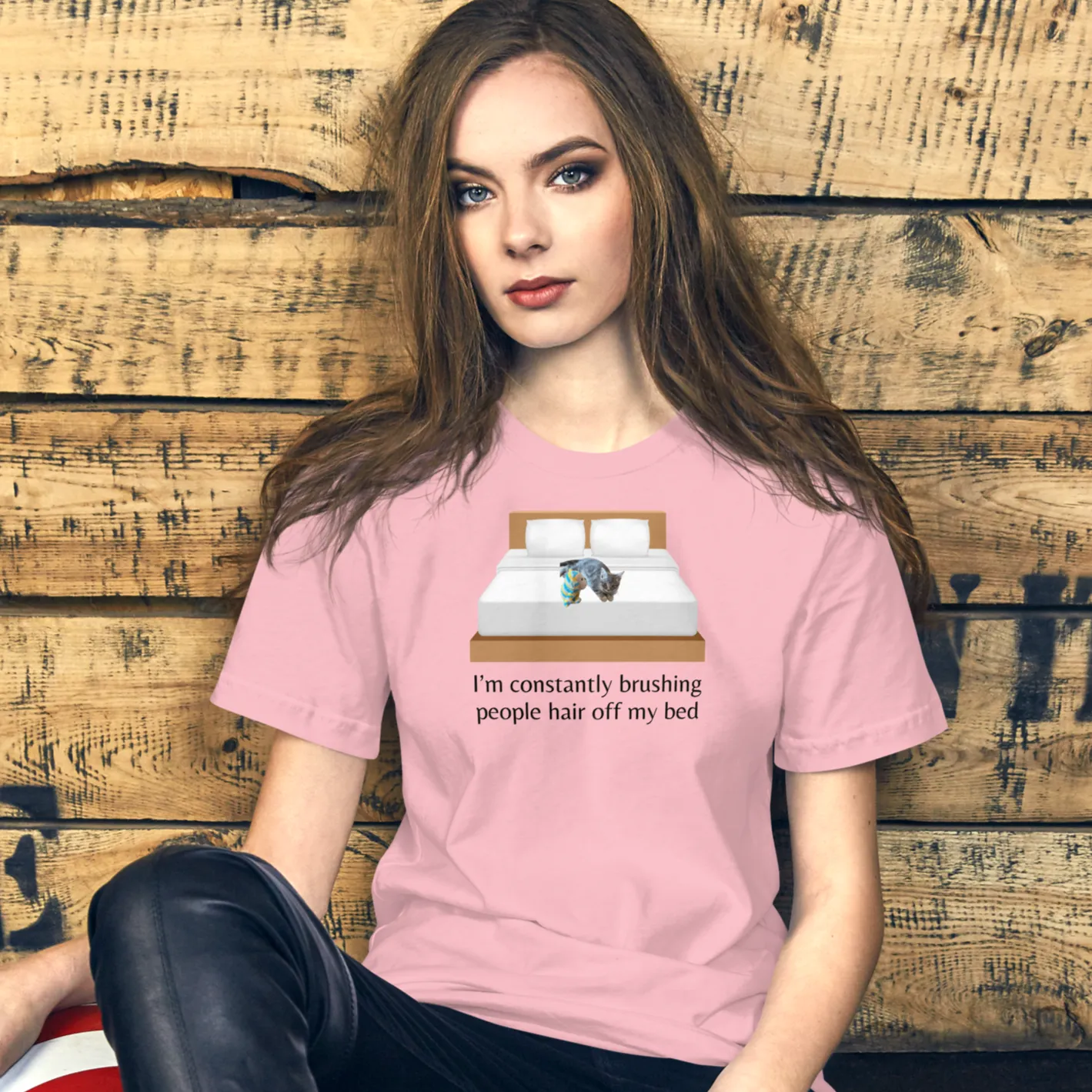 Marti - People Hair on Gigi's Bed T-Shirts - Light