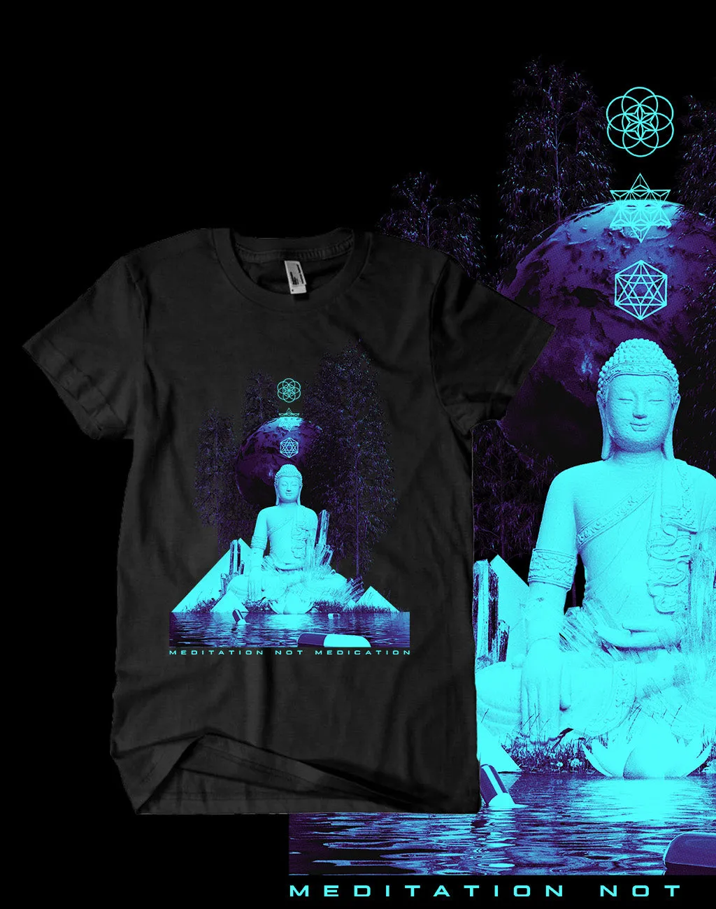 Meditation Not Medication T-Shirt
