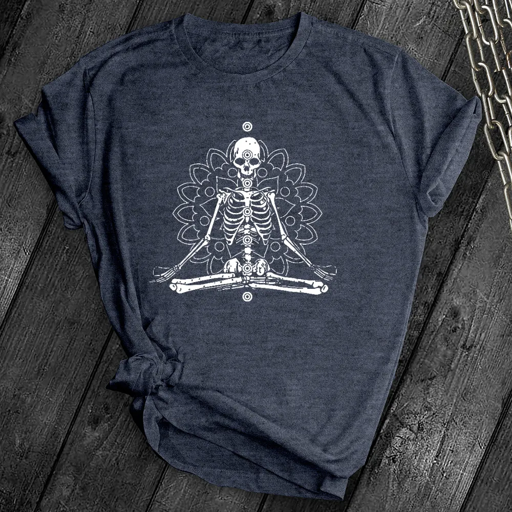Meditation Skeleton Tee