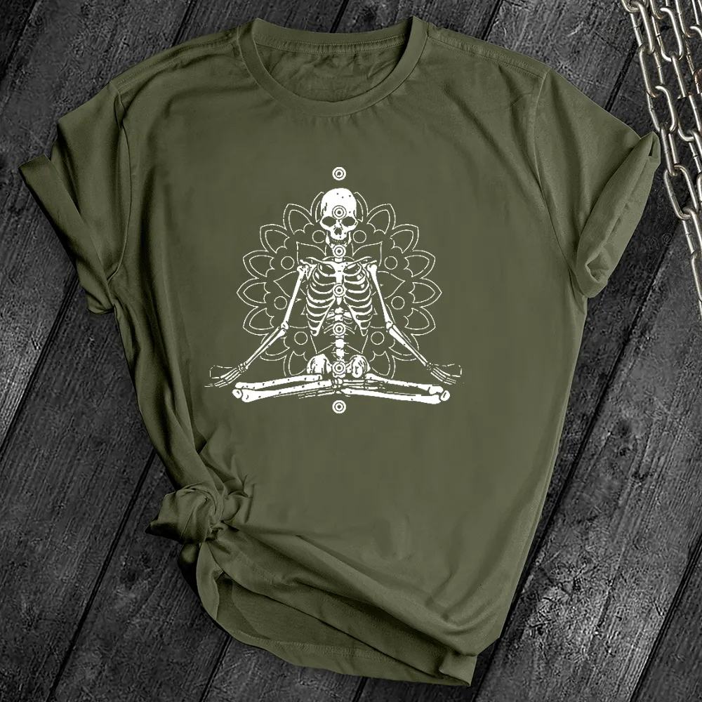 Meditation Skeleton Tee